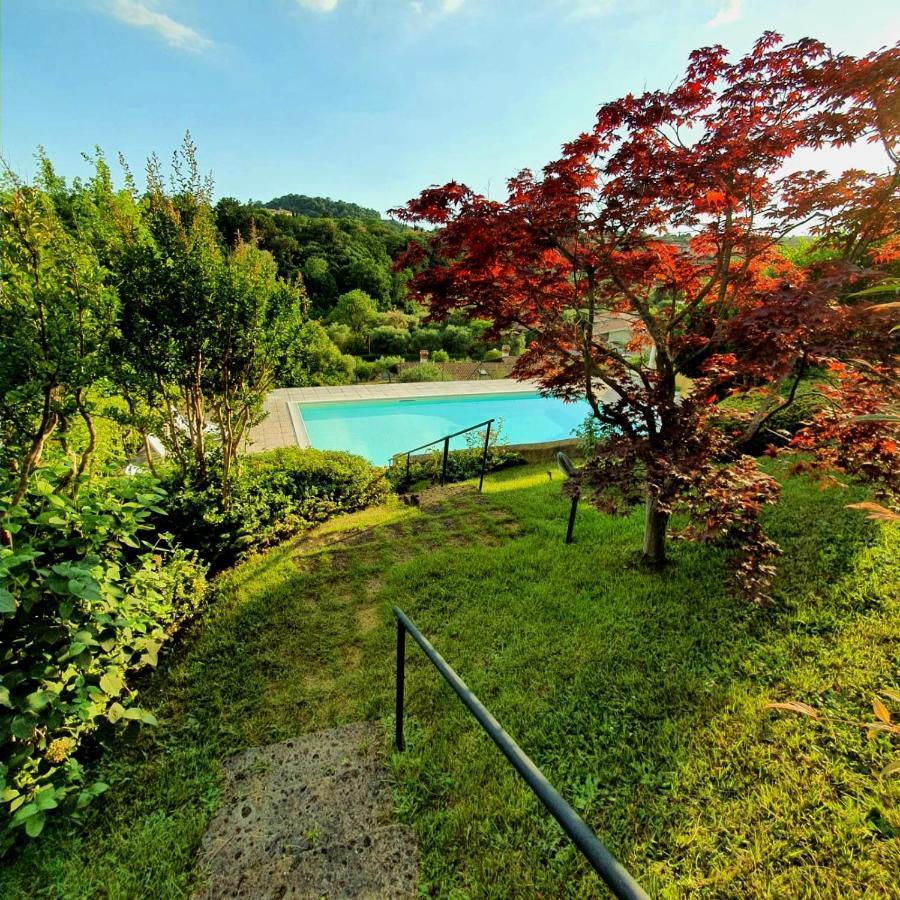 Appartamento Stropea Con Giardino Privato E Piscina โซยาโน เดล ลาโก ภายนอก รูปภาพ